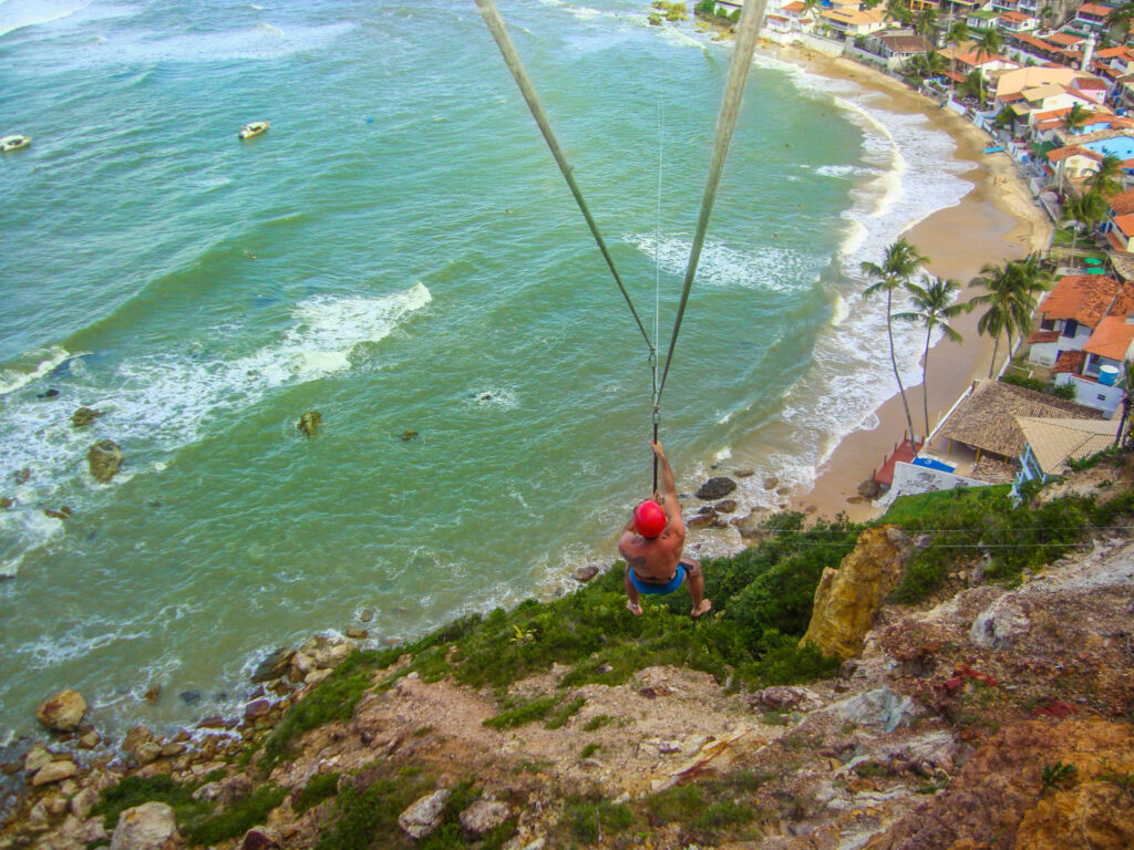 tirolesa na Bahia