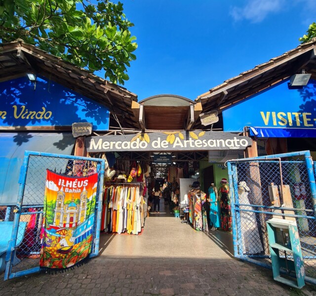 Mercado de artesanato em Ilheus